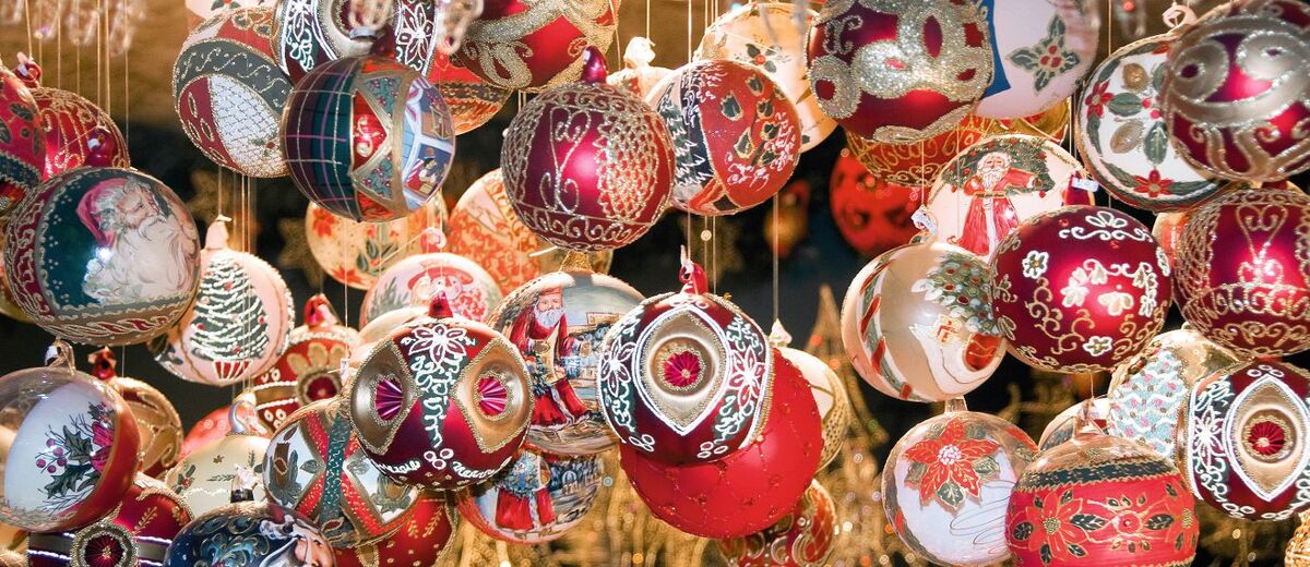 Christbaumkugeln rot